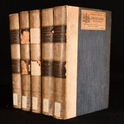 1912-3 5vol A Bibliographical Account of the Works Relating to English Topogr... - Image 1 of 4
