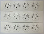 12 Reproduction Automatic Electric Mercedes Dial Cards.  Free shipping.