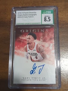 2018-19 Gary Trent Jr. Origins Rookie Autograph /99 On Card Auto RC CSG 8.5 - Picture 1 of 3