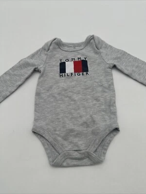 Tommy Hilfiger One Piece Youth Boy 12M Logo Snap..#22791 - Image 1 of 4