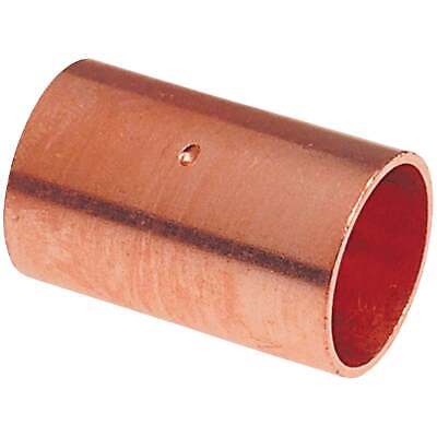 1/4 In. X 1/4 In. Copper Coupling With Stop W00690D Pack Of 25  W00690D • 26.32$