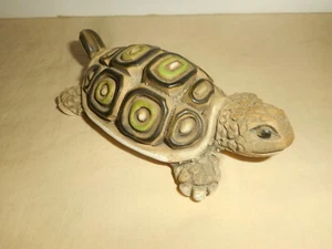 Vintage ARTESANIA RINCONDA Pottery TURTLE Sculpture Signed 1980's URUGUAY - Picture 1 of 24