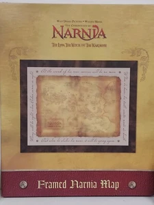 FRAMED NARNIA MAP With Original Box By Inspirio & Zondervan - Bild 1 von 1