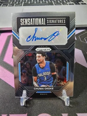 2022-23 Panini Prizm Chuma Okeke Sensational Signatures SS-CO! - Image 1 of 4