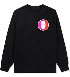 Kings Of NY Ski Mask Gradient Chest Logo Crewneck Sweatshirt - Picture 1 of 4