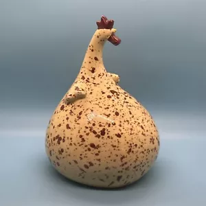 Les Poules De Catherine Hunter Belgien Henne Huhn Hahn Keramik Pottery - Bild 1 von 11