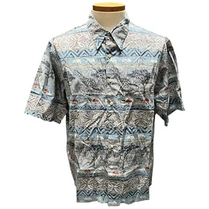 Camisa Hawaiana Reyn Spooner Para Hombre Aloha Safari Jirafa Elefante Rara XL - Imagen 1 de 6