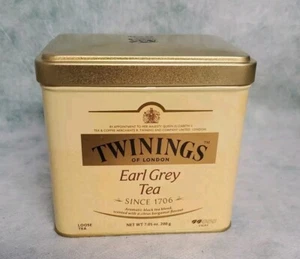 Twinings EMPTY tea tin box, 7.05 oz, Earl Grey - Picture 1 of 7