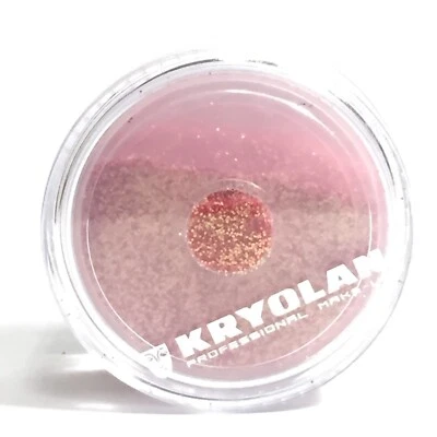 Brillo de poliéster Kryolan - rosa pastel, 0,14 oz Foto 1 de 2