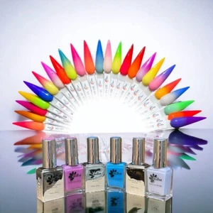 Nitro Duo Gel Polish & Matching Nail Lacquer - SunShine Collection 24 Colors - Picture 1 of 2