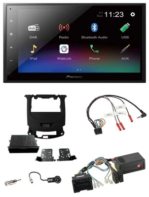Pioneer USB Bluetooth DAB 2DIN Lenkrad Autoradio für Chevrolet Cruze ab 2016 kla - Bild 1 von 4