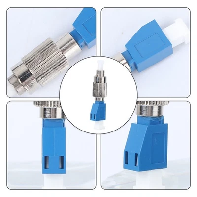 FC Male to LC Female Converter Hybrid Adapter Optical Fiber Adapter Adaptor - Image 1 of 4