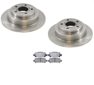 Rotores de freno traseros y pastillas traseras de cerámica 31043 CFD770 para Subaru Forester 1998-2003 Foto 1 de 4