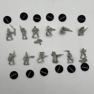 Warhammer 40K Metal Schaeffer’s Last Chancers Complete Squad 12 Minis OOP 1990s - Bild 1 von 12
