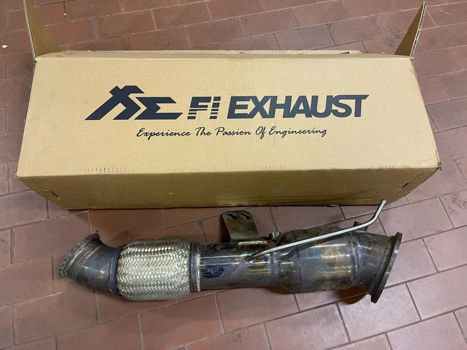 FI Exhaust BN-G06B58F-CAT200 BMW X3 X4 X5 X6 G01 G02 G05 G06 40i Downpipe OPF - Immagine 1 di 3