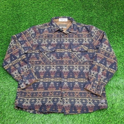 Camisa JACHS Nueva York Azteca Lana Botón 2XL 26x30 Multicolor Foto 1 de 4