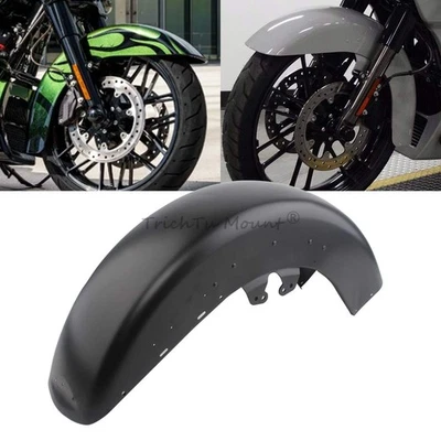 Front Fender Fit For Harley Touring Tri Electra Glide Road King FLHT 2014-2024 - Imagem 1 de 4