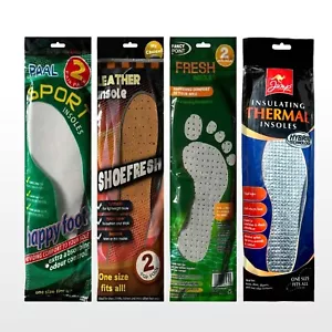 Unisex Extra Comfort Sports Anti-Odor Shoe Insoles for UK Sizes 3-11 1 Pair - Picture 1 of 16