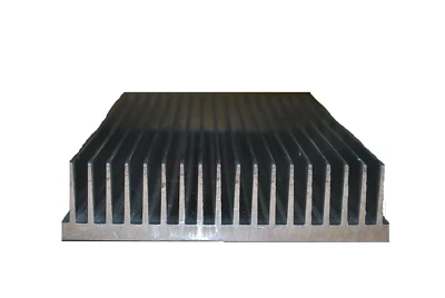 5.375" Wide Extruded Aluminum Heatsink (BY THE FOOT) - Image 1 of 2