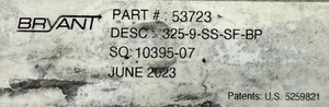 325-9-SS-SF-BP-BRYANT TELESCOPER TAKEUP 53723 - Bild 1 von 6