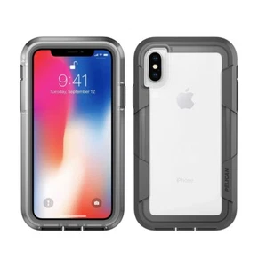 Pelican iPhone X Voyager Case - Kickstand & Belt Clip - Clear - Picture 1 of 4