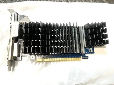 Asus Nvidia Geforce GT620 2GB Silent Graphics Card Full pro file. Good Condition - Image 1 of 4