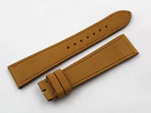 Strap Band Pelle Canguro Senape Artigianale Service Band 20/16mm Made Italy - Picture 1 of 4