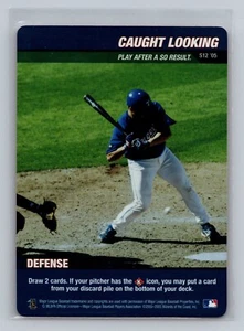 MLB Showdown Foil DEFENSE Caught Looking Card #S12 RARE! - Picture 1 of 2