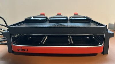 Stockli Grill Machine 6 Portion Trays Electric Swiss Made - Image 1 of 4