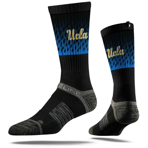 UCLA Bruins Strideline Premium Crew Sock - Black Cover