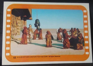 1977 Star Wars sticker #52 - C3P0, R2D2 taken by Jawas - NM-MT or better - Picture 1 of 2