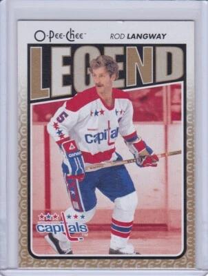 Rod Langway 2009 O-Pee-Chee Hockey Card 562 Grade MT - Image 1 of 2