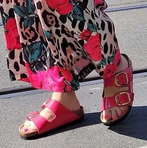 BIRKENSTOCK Arizona Big Buckle Patent Fuchsia 1027828 schmale Weite - Bild 1 von 14