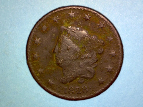 Large Cent - 1828 - KM# 45 - Small Date Cover