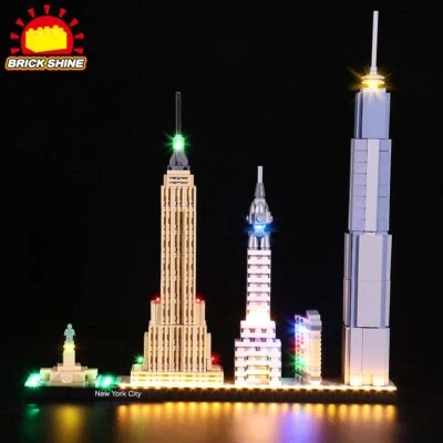 Brick Shine- Light Kit for LEGO New York City 21028 (Australia Top-Rated Seller) - Image 1 of 4