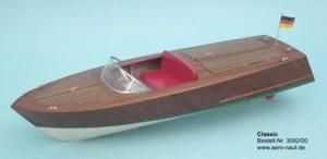 Aero-Naut Classic Sport Radio Control Power Boat Wooden Kit - Picture 1 of 2
