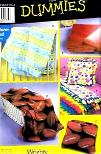 LAST 1! MAKE A VERY EASY FLEECE PILLOW in a THROW SEWING PATTERN Simplicity 5854 - Picture 1 of 6