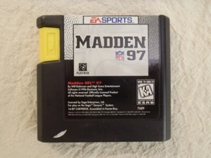 Madden NFL 97 Sega Genesis Cartridge Only Tested Works  - Picture 1 of 3
