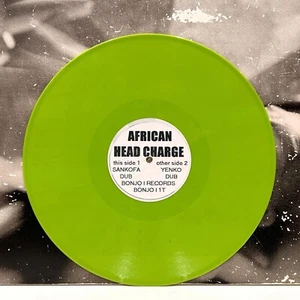 AFRICAN HEAD CHARGE – SANKOFA DUB / YENKO DUB GREEN VINYL PROMO 12" SINGLE 1997 - Foto 1 di 4