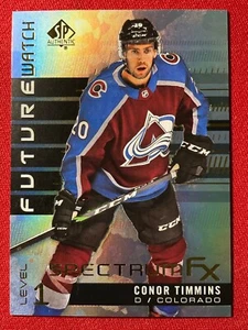2019-20 SP Authentic Future Watch Spectrum FX Rookie Scratched Conor Timmins - Picture 1 of 2