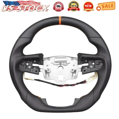 Full Leather HEATED Steering Wheel ORG Line For 2019-25 Chevrolet Silverado 1500 Foto 1 de 4