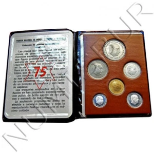 ESPAÑA Cartera Oficial FNMT 1975 PROOF Francisco Franco - Picture 1 of 1