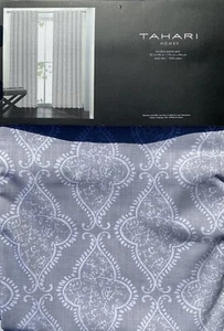 Tahari Window Panels, Set of 2 Grey And White Curtains 52 X 96 Inches - Bild 1 von 4