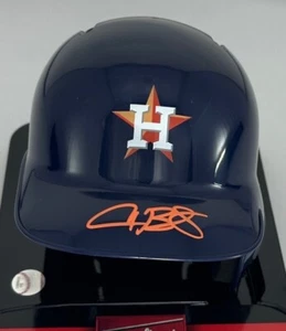 Astros WS Champion ALEX BREGMAN Signed Rawlings Baseball Mini Helmet AUTO - BAS - Picture 1 of 2