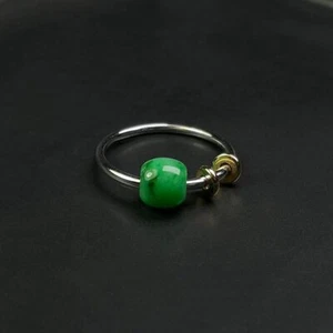 【KATHY JADE】 Emerald Green Jadeite Jade Ring《US size: 6》《Grade A》 - Picture 1 of 2