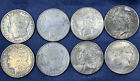 Lot Of (4) Morgan Dollars & (4) Peace Dollars Mixed Years Lot Z 85