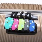 Backpack Handbag Name ID Tags with Strap Silicone Luggage Tag Baggage Suitcase