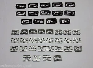70-81 Camaro Trans Am Windshield & Rear Glass Clips Kit Reveal Moulding 38 pcs - Picture 1 of 3