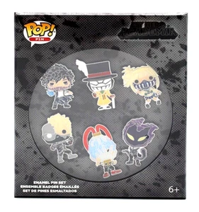 Funko My Hero Academia POP Villains 6 Enamel Pin Set NEW - Picture 1 of 2