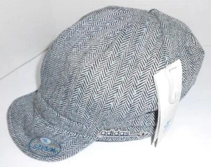 Too Cute! Vintage Adidas Women's Chevron Beret Boho Fashion Hat Size S/M B174 - Picture 1 of 4